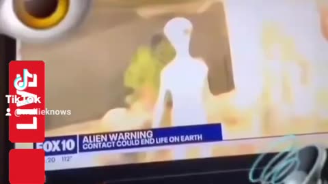 Alien on tv