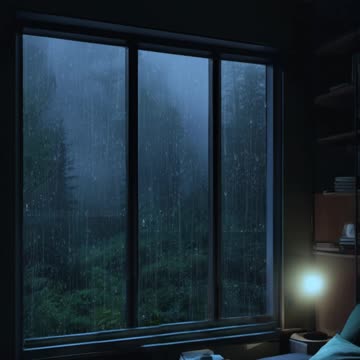 Cozy Room with Relaxing Rain Sounds for Sleeping#rain #cozythunderrainn #rainycozy #sleepmusic |