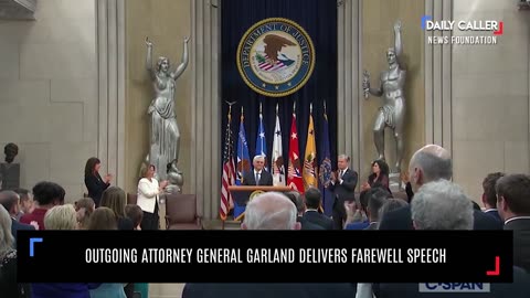 Merrick Garland Delivers Farewell Speech