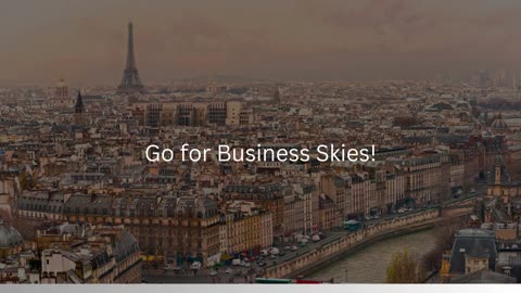 Business class tickets to Paris