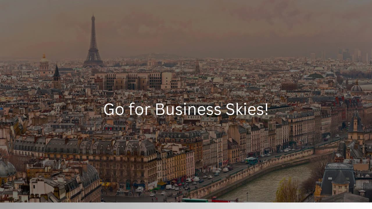 Business class tickets to Paris