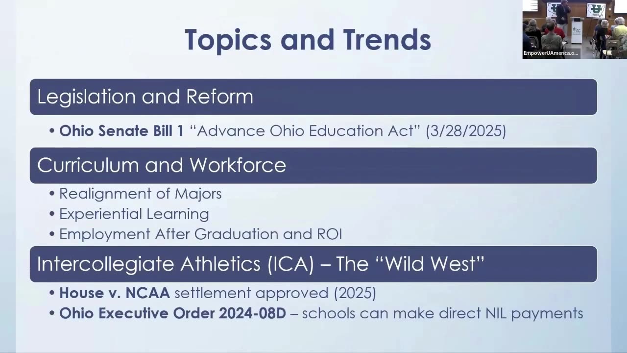 Miami University Trustee Zac Haines Discusses Changes in Ohio Higher Ed Policy