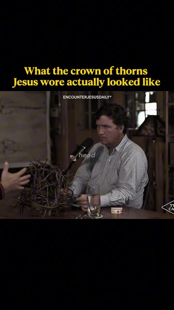 What the crown of thorns Jesus wore actually looked like