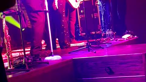 DARRYL WIFE dancing to the sounds of the Phathat band the shea show