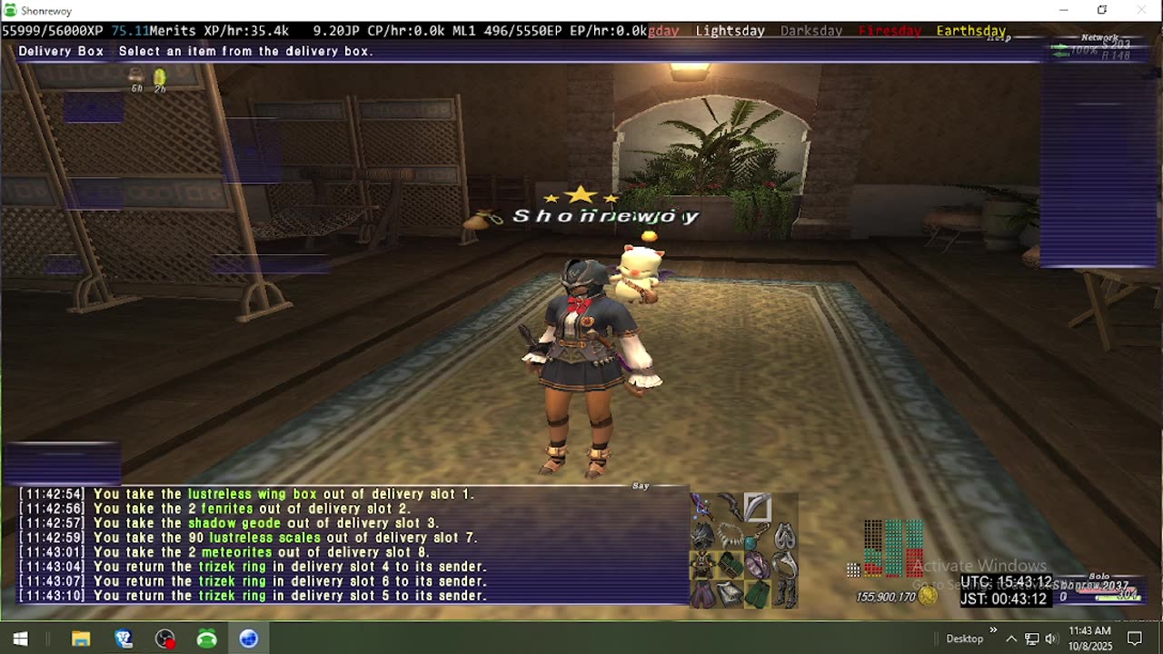 Playing Final Fantasy XI Online