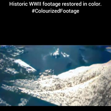 British Naval Operation 1940 WWII Colourized Footage #WWIIHistory