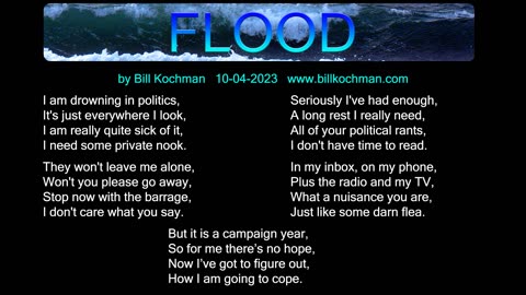 FLOOD -- an original song by Bill Kochman.