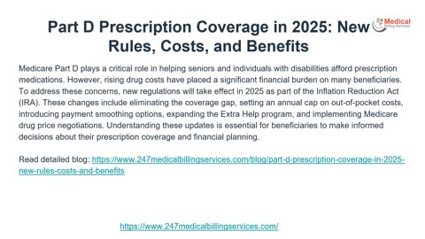 Part D Prescription Coverage in 2025: New Rules, Costs, and Benefits