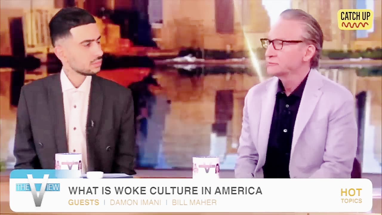 🤣🤣🤣 The "woke" virus 🦠 Damon Imani and Bill Maher on The View