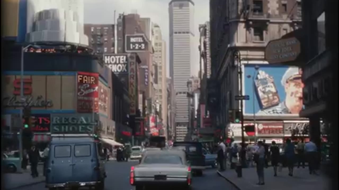 New York in 1965 [HD 60fps] Manhattan Streets
