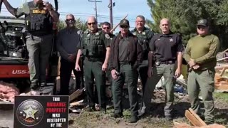 Florida Sheriff Wayne Ivey is literally BULLDOZING drug houses in his county