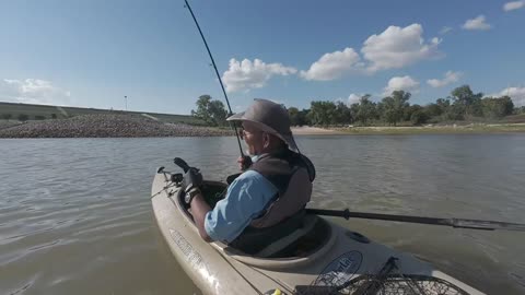 Denison Dam Kayak Fly Fishing, Take Two - Rebroadcast #mobile #fishing #livestream