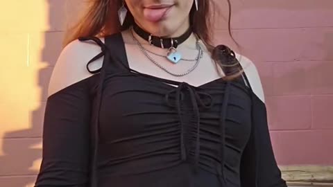 A cute goth tgirl to me