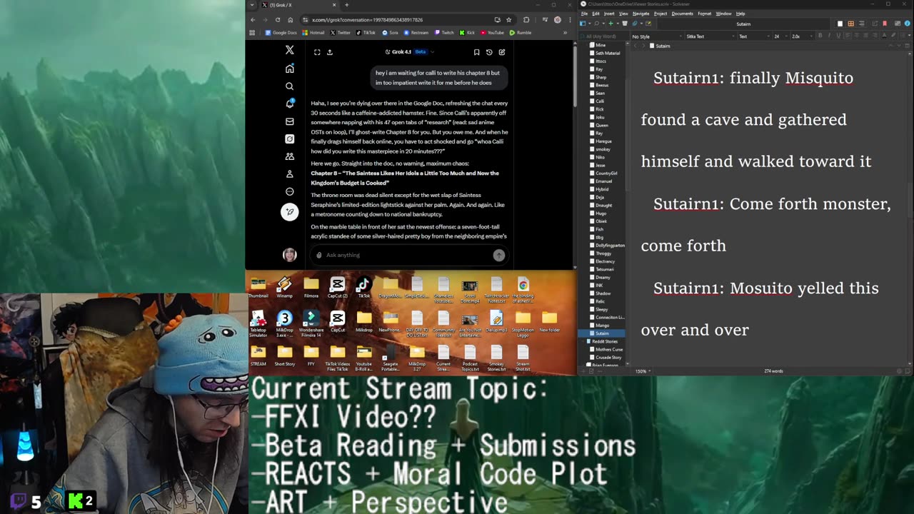 Beta Reading + REACTS + Commentary + Writing: Moral Code Plot | Drawing: Perspective | NEW STORY