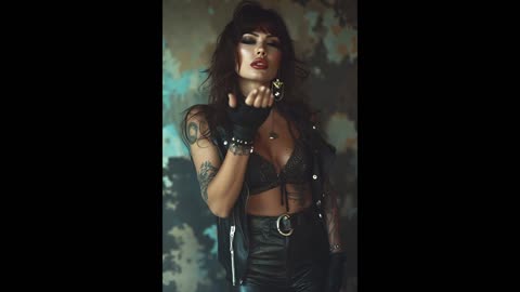 Stunning Woman in Dirty Room