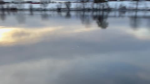Sketchy Ice Skating on Cracking Ice