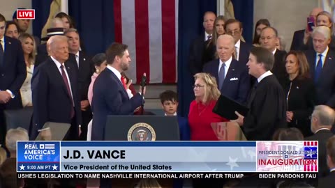 VP JD VANCE HAS BEEN SWORN IN!