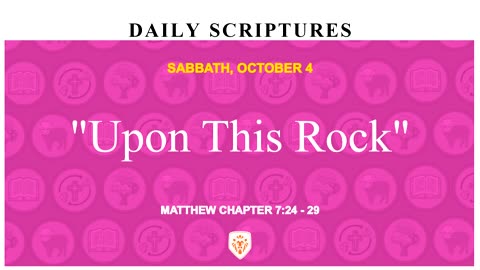 "Upon This Rock"