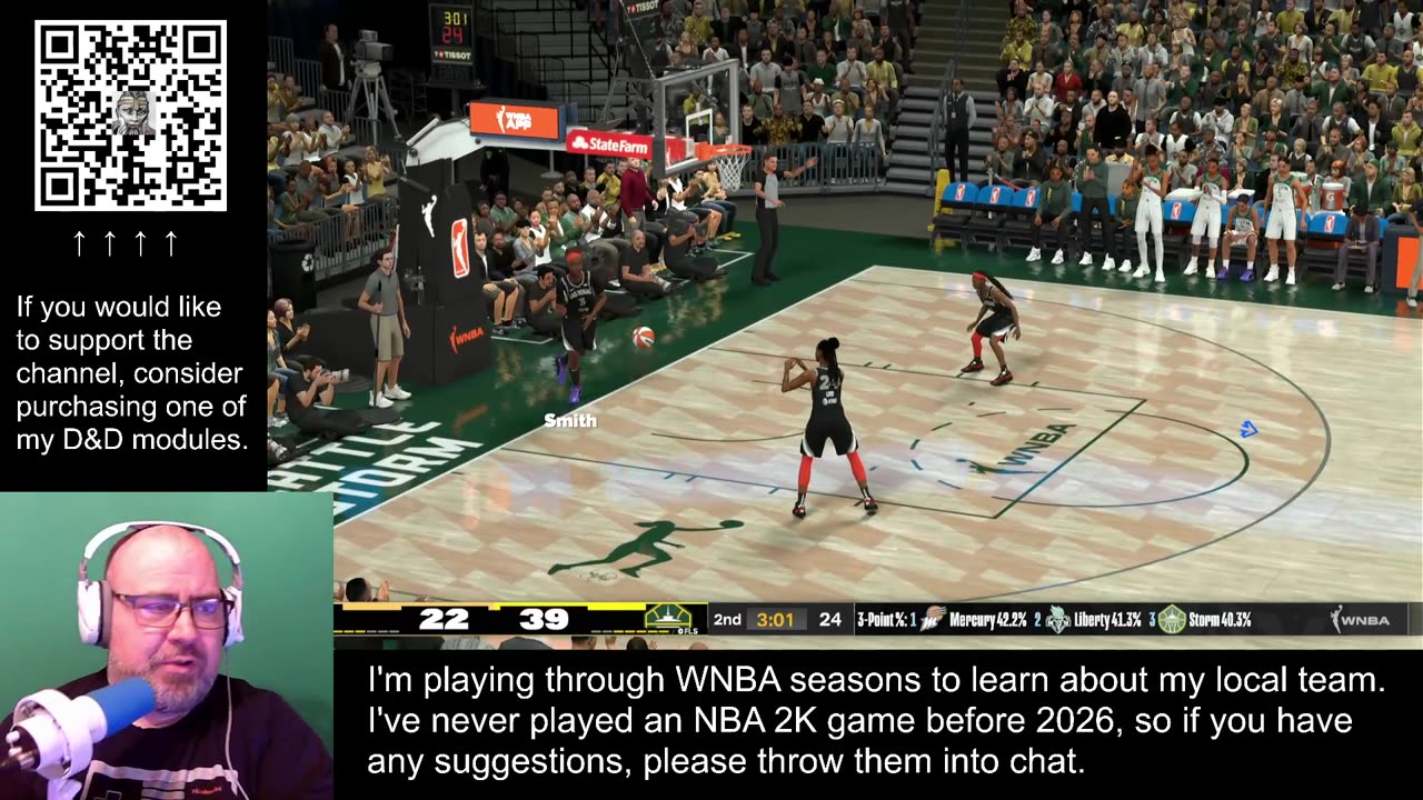 NBA2k26 - Learning my Local WNBA Team