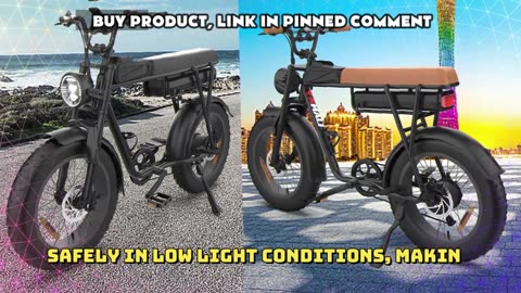 YAMALI FXH006 Electric Bike 1000W Motor 48V 20AH Battery 20*4 Inch Off-Road Tires Electric Bike