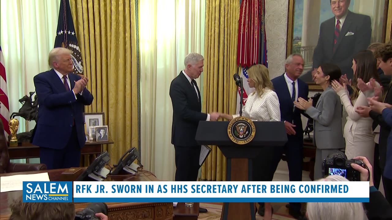 RFK Jr. Sworn In As Secretary Of Health & Human Services After Being Confirmed 52-48