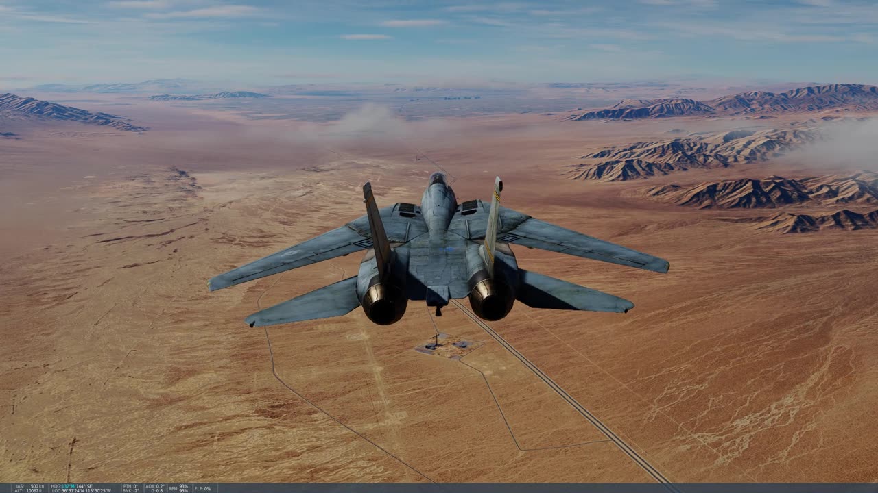Heading for Nellis after 1V3 fight