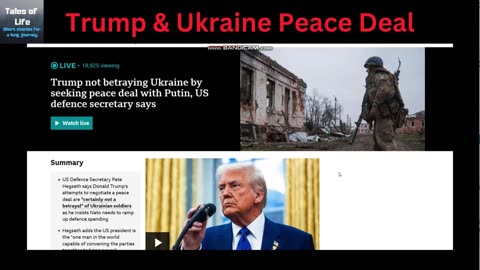 Trump and Ukraine Peace Deal