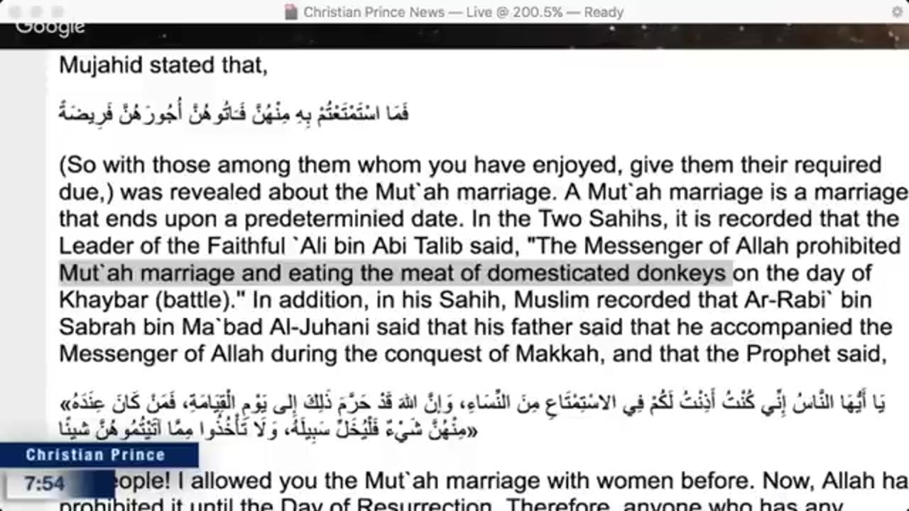 Christian prince This is the reality about islam