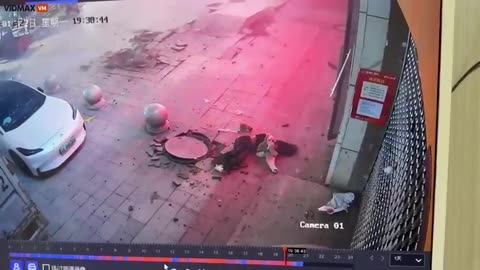 DEAD AF - FAFO - A Girl Throws A Firecracker Into A Manhole In China With Devastating Results