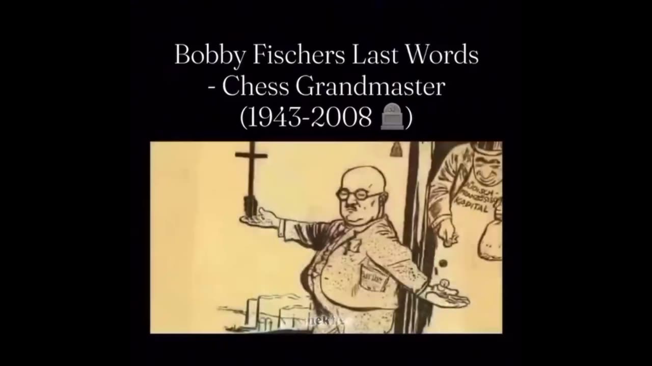 Chess Grandmaster and 180 IQ Jew Bobby Fischer’s Last Known Interview
