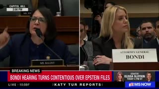 Democrat RAGE-QUITS, storms out of hearing after AG Bondi destroys her