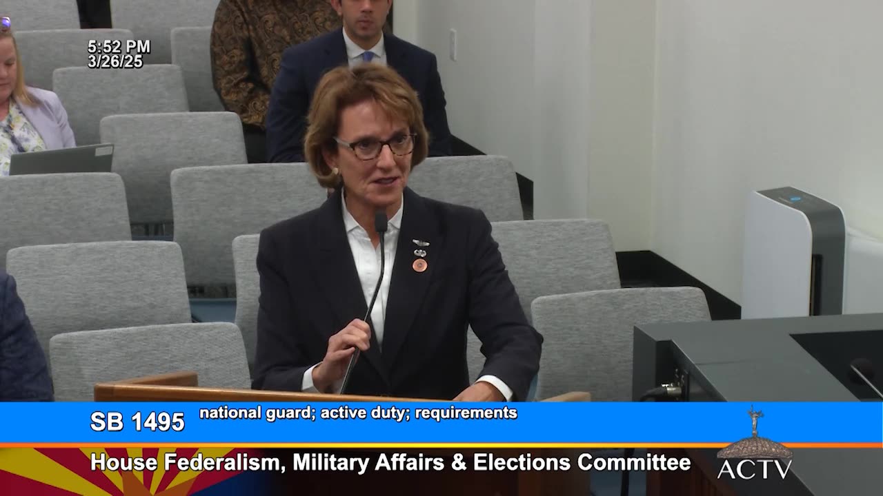 Sen. Wendy Rogers Champions The Defend The Guard Act (SB1495)