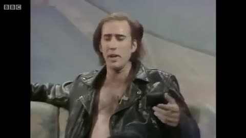 Nicholas Cage on Wogan 1990