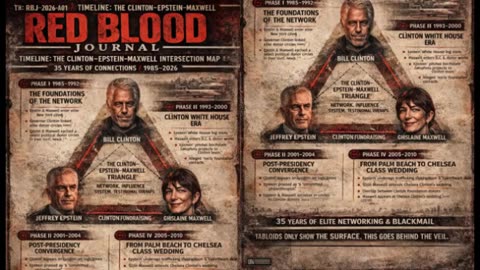 🩸 Clinton Epstein Maxwell Red Blood Triangle