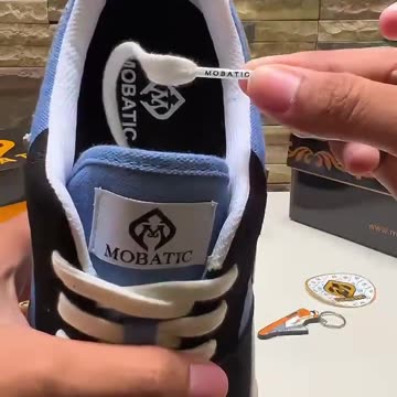 Mobatic Metro One (M1) Black Blue Unisex Sneakers - Stylish Urban Footwear for Men and Women