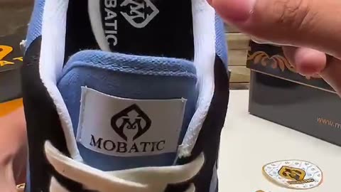 Mobatic Metro One (M1) Black Blue Unisex Sneakers - Stylish Urban Footwear for Men and Women