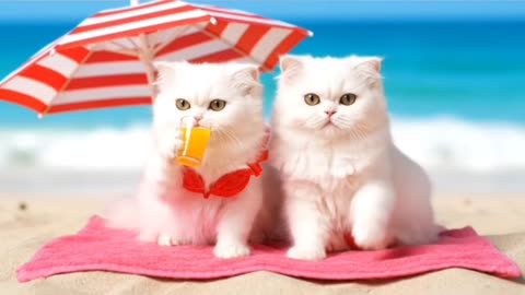 “Adorable Cat Sisters’ Daily Routine | Cute Feline Sisters Life”