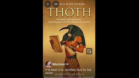 MIKE EMERY AS THOTH