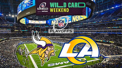 Vikings @ Rams LIVE WILD CARD WEEKEND REACTION & COMMENTARY #nfl #vikings #rams #wildcard