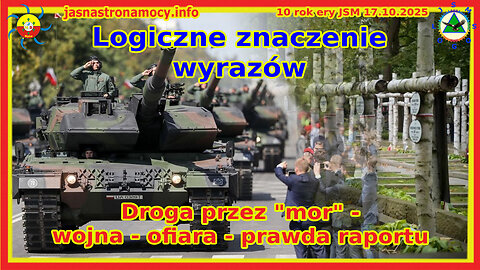 Logiczne znaczenie wyrazów ✒📃 Droga przez mor - wojna - ofiara - prawda raportu