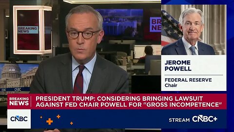 Pres. Trump: Considering bringing lawsuit against Fed Chair Powell for 'gross incompetence'