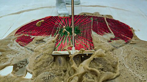 You Can't Guess What Color This Rug Is - Carpet Cleaning Satisfying Rug Cleaning ASMR