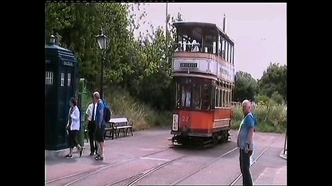 KBV-062 Crich Tramway Part 4 . A virtual tram ride with driver view to the terminus.