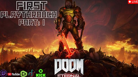 🔴 DOOM Series 1st Playthrough! 🔴