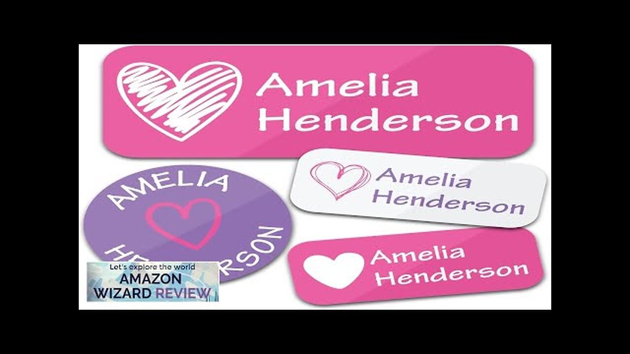 Personalized Daycare Name Labels (130 Labels) Custom Waterproof Name Stickers Review