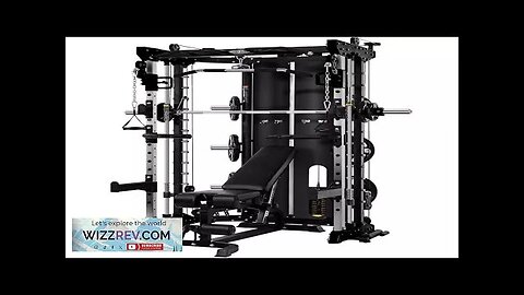 Smith Machine with Cross Cables and Built in 350 LBS Review