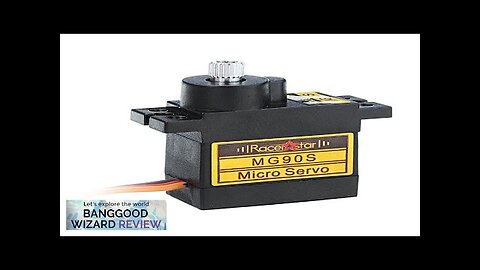 Racerstar MG90S 9g Micro Metal Gear Analog Servo For 450 RC Helicopter Review