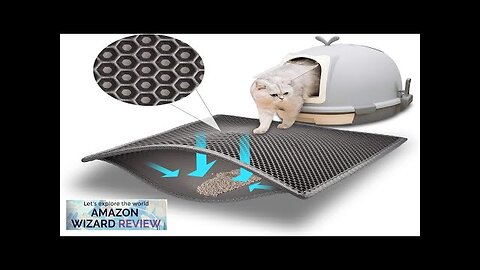 Pieviev Cat Litter Mat Double Layer Waterproof Urine Proof Trapping Mat 1 Review