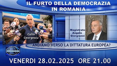 "IL FURTO DELLA DEMOCRAZIA IN ROMANIA" - Andiamo verso la dittatura Europea?