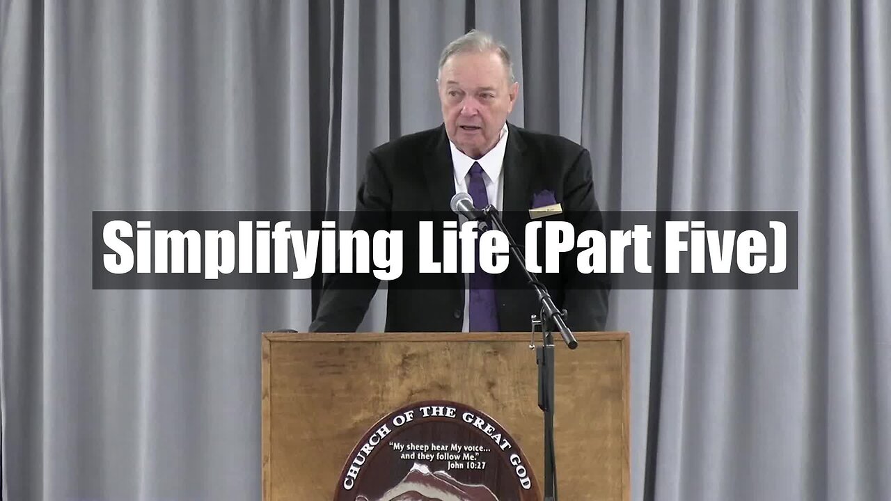 Simplifying Life (Part Five)